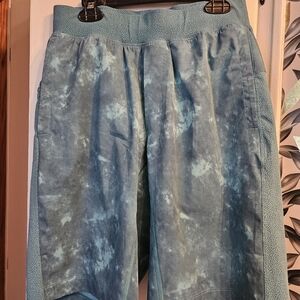 Blue Tie-Dye Shorts